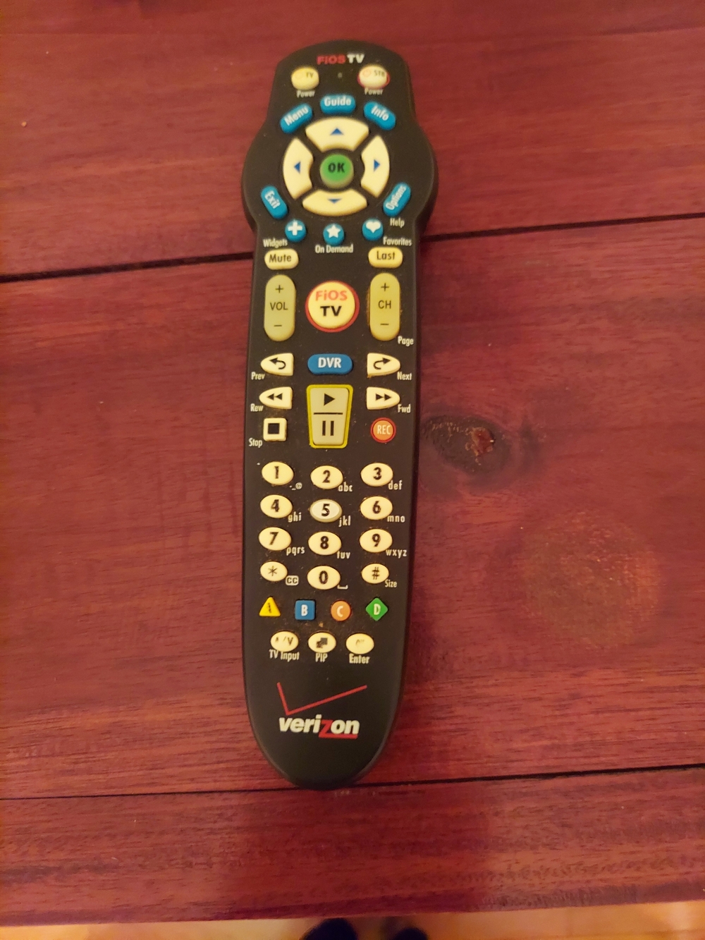 Fios TV Black Remote Control - Replacement